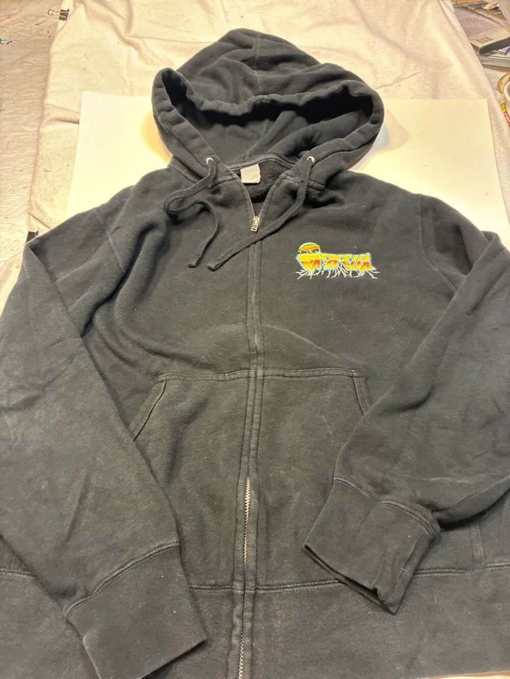 VTG Coachella Festival Graphic Logo Zip-Up Hoodie